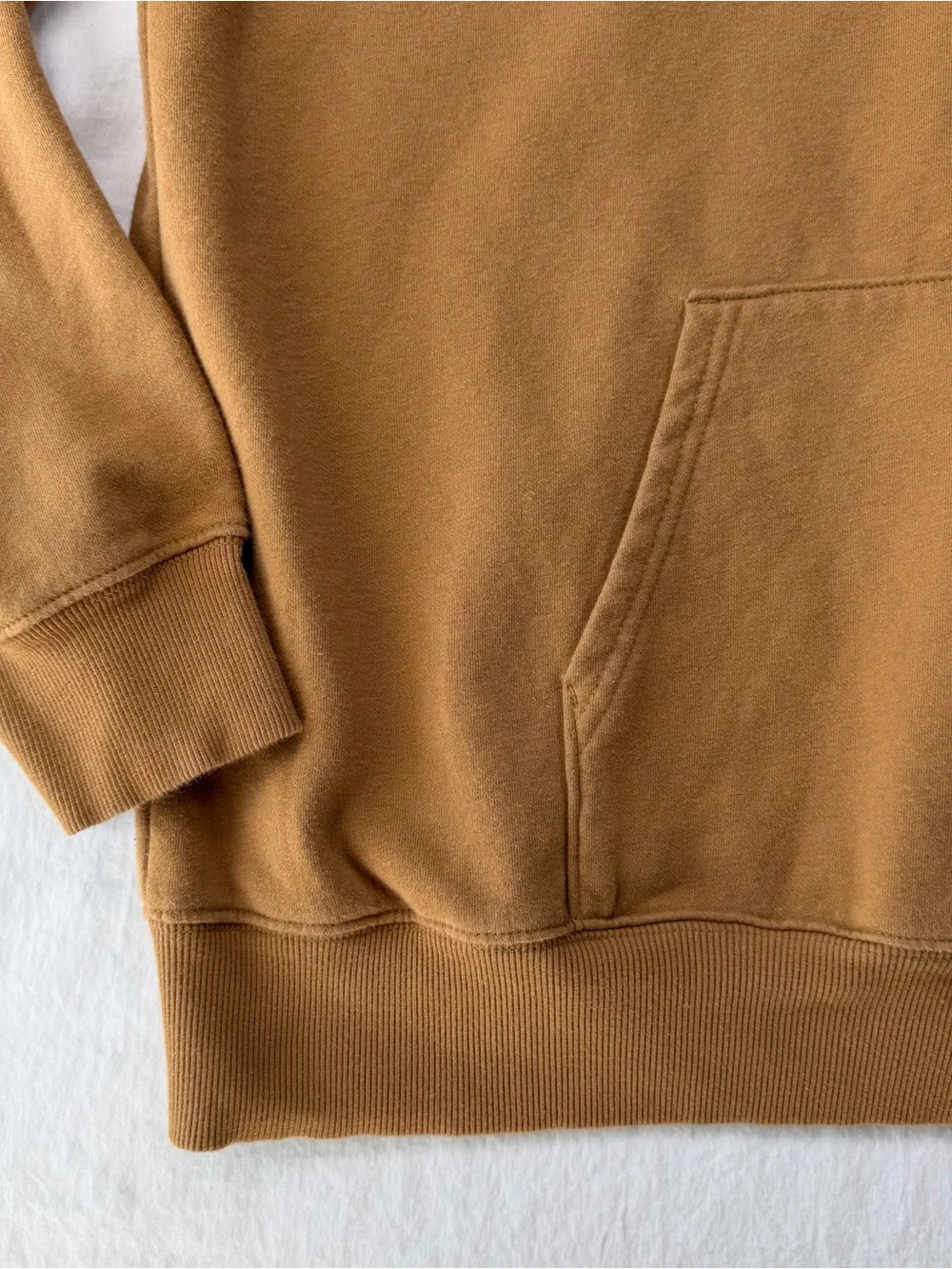 The North Face Half Dome Hoodie Mens XL Camel Tan Pullover Logo